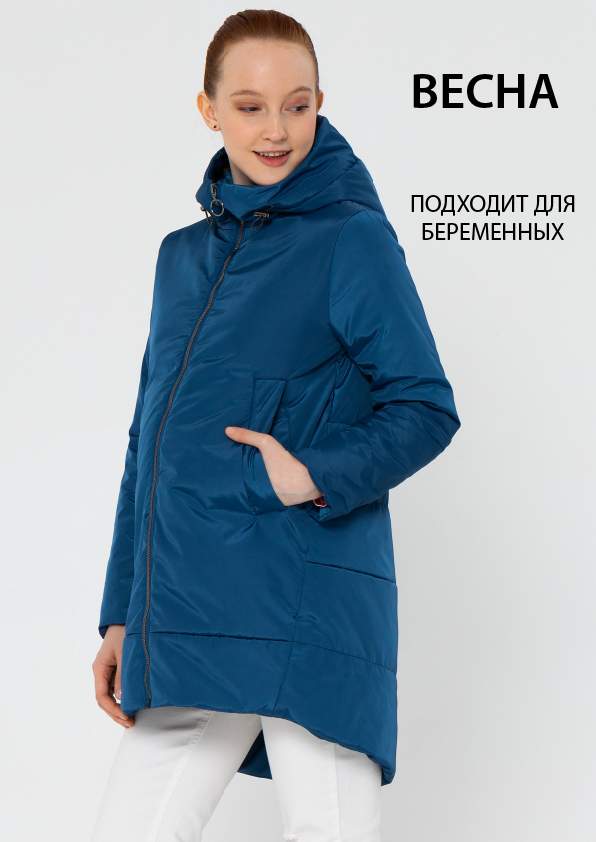 Куртка демисезонная ILM 2в1 Берн для беременных; синий (Арт. 180040) Состав:
100% Полиэстер