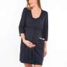 Комплект EM для беременных и кормящих халат и сорочка; тёмно-синий (Арт. 10323370) - Комплект EM для беременных и кормящих халат и сорочка; тёмно-синий (Арт. 10323370)
